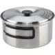 Campingaz Camping Cookware Set, 5-Piece, Stainless Steel