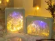 3D Paper Cutout Night Light with USB, White