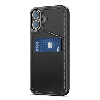 Dux Ducis Rafi II Mag Case for iPhone 16 with MagSafe and Stand - Black