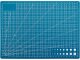 Double-sided self-healing cutting mat A4 for modeling, blue
