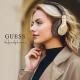 Belaidės uždedamosios ausinės Guess 4G Script GUBH604GEMW, Bluetooth 5.3, ruda