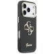 Guess IML 4G Script Metal Phone Case Cover iPhone 17 Pro - black