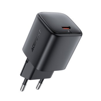 Acefast A119 GaN PD 45W USB-C Wall Charger, Black