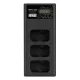 Newell CD-USB-C Three-Channel Charger for Sony NP-FW50 Batteries