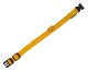 LED Light Up Dog Collar for Night Walking, 34-42 cm, Yellow