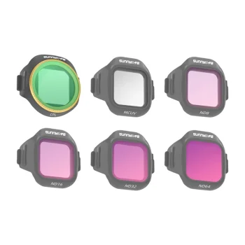 Sunnylife Set of 6 MCUV + CPL + ND8 + ND16 + ND32 + ND64 Filters for DJI Mini 5 Pro
