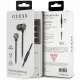 Guess GUEPWIBK 3.5mm Wired Earphones, Black/Silver