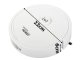 Automatic cordless robot vacuum cleaner with powerful suction, white