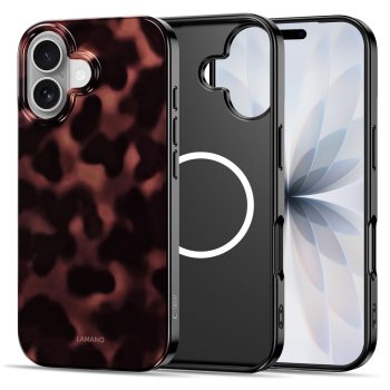 Tech-Protect Lamano MagSafe Phone Case Cover iPhone 17 - black and red