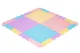 IPLAY Foam Puzzle Play Mat for Kids with Fence 24 Tiles 141.5x141.5 cm Colorful