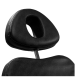 Pedicure Chair Cosmetic Bed Massage Couch AZZURRO 563S, Black