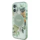 Guess iPhone 16 Plus Case IML Flower & Tonal Circle MagSafe, Green