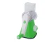 Manual Rotary Vegetable and Cheese Grater Slicer 3-in-1, Green