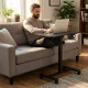 Modernhome Mobile Laptop Desk with Adjustable Height, Black