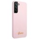 Guess Samsung Galaxy S22 Plus Case Silicone Script Pink