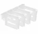 Adjustable Refrigerator Drawer Organizer, 4 pcs, Transparent