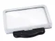 LED Reading Magnifier 2.5x with 3 Light Modes USB, Black-White