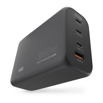 Newell GaN 240W Mains Charger with 3x USB-C and 1x USB-A, EU