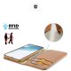 Dux Ducis Hivo Samsung Galaxy S23+ Genuine Leather Flip Case Brown