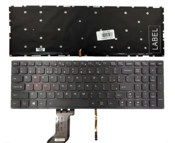 Lenovo Keyboard for Ideapad Y700 Y700-15ISK Y700-17ISK Backlit, Black