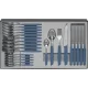 Victorinox Swiss Modern Cutlery Set, 24 pcs, Blue
