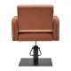 Hairdressing Chair Gabbiano Bilbao Hydraulic, Brown / Black