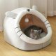 Pet Bed House for Cats and Dogs Size L, Grey