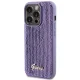 Guess iPhone 15 Pro Case Sequin Script Metal, Purple