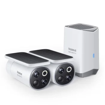 Baseus Security S1 Pro Outdoor Dual Camera 3K Kit, White
