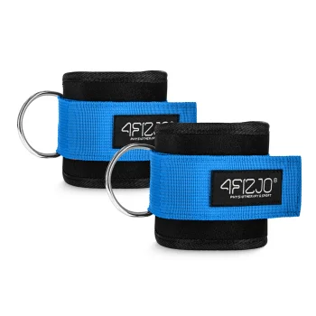 4FIZJO Ankle Straps for Cable Machine 2 pcs, Blue