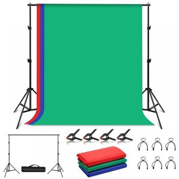 Foto studijas fona atbalsts 2x2m, aizmugure RGB | Photo Studio Background Support Backdrops
