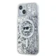 Karl Lagerfeld Liquid Glitter Choupette Head MagSafe Case for iPhone 15/14/13 Transparent