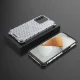Honeycomb Case for Vivo V23 5G with Gel Frame, Transparent