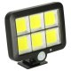 120 LED Solar Outdoor Light with Motion and Dusk Sensor