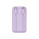 Baseus Comet Series powerbank with display 20000mAh 22.5W - purple + USB-A / USB-C cable