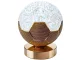 LED Night Light Football, 3 Light Modes, USB-C, White/Gold