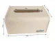 Elegant Tissue Box Dispenser with Spring Support