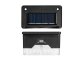 LED Solar Garden & Stair Lights, 4 Pcs, IP65, Black