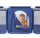 Large Safety Children\'s Playpen / Dry pool / Playground 235x129cm, Blue