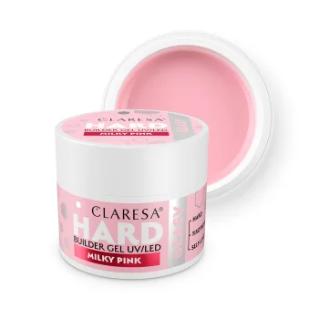 Claresa Hard&Easy Builder Gel Nail Extension Gel 12g, Milky Pink