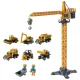 Construction Truck Toy Set with Crane & Accessories 26578