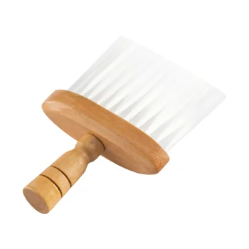 Hairdressing Neck Brush with White Bristles
