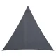 Plonos 488600 Triangular Sun Shade Sail 4x4x4m, Grey