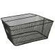 Rallex Metal Rear Bicycle Basket, Black