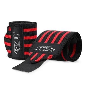 4FIZJO Wrist Wraps 2 pcs, Black and Red