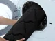 Black Memory Foam Bathroom Mat, 50x40 cm