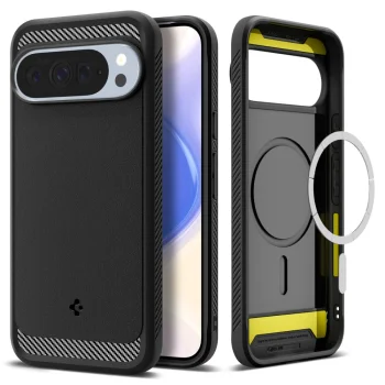 Spigen Rugged Armor MagSafe Case for Google Pixel 10 Pro XL Matte Black