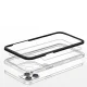 Hybrid Armor Clear 3in1 Case for iPhone 12 Pro Max, Black Frame