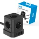 Power Strip Newell GaN Power Cube 9in1, 4000W, 1.5 m, Black