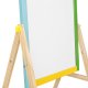 Children\'s Double-sided Magnetic Wooden Drawing Board with Accessories, 65cm